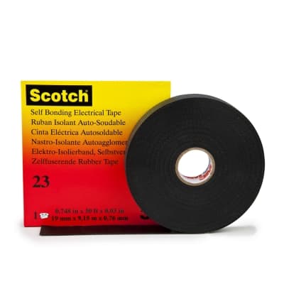 Cinta aislante autofundente scotch 3M HT002001309 · 23 3/4¨ x9.15m 69kV