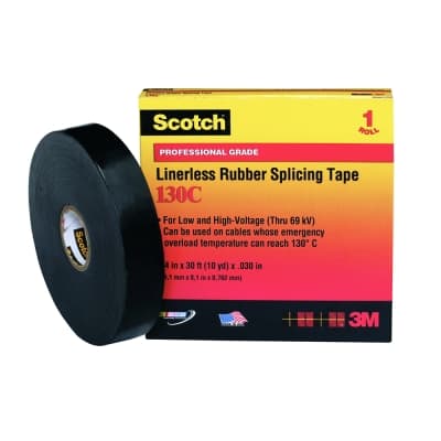 Cinta aislante autofundente scotch 3M 80610833404 · 130C 3/4¨ x9.15m 69kV