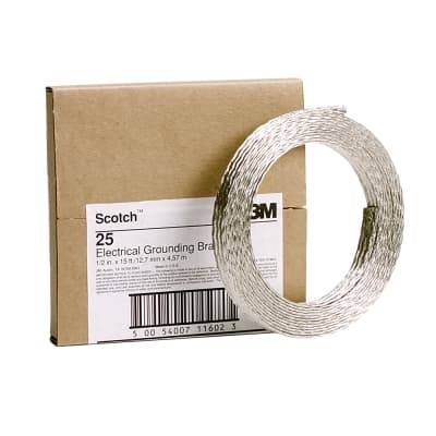 Cinta trenza de cobre estañado scotch 3M 80610000210 · 25 1/2¨ x4.5m