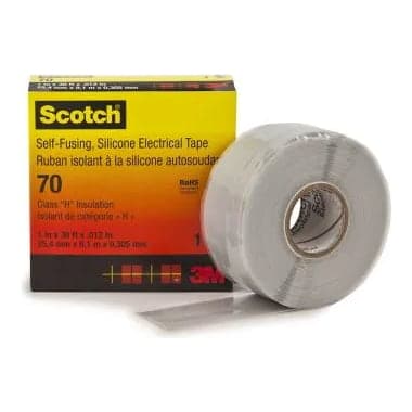 Cinta de silicona 3M SCOTCH 70 · 1"X 9.2m gris (SCOTCH-70)
