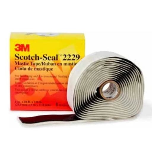Cinta adhesiva goma 3M SCOTCH-SEAL 2229 · negro 3 3/4"X (SCOTCH-SEAL-2229)