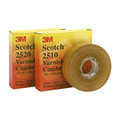 Cinta aislante cambric sin adhesivo 3M 80610833420 · 2510 3/4" x18m