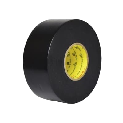 Cinta aislante vinílica scotch 3M 80610731913 · 33+ 1 1/2¨ x33m negro