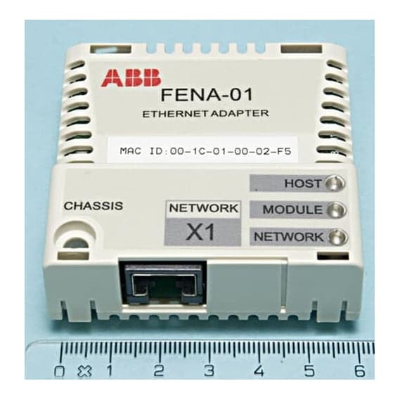 Módulo de comunicación ETHERNET variador ABB FENA-01 · Acs310/Acs355
