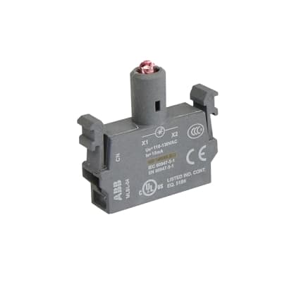 Bloque lámpara LED ABB 1SFA611621R1041 · rojo 110/130VAC para piloto/pulsador luminoso
