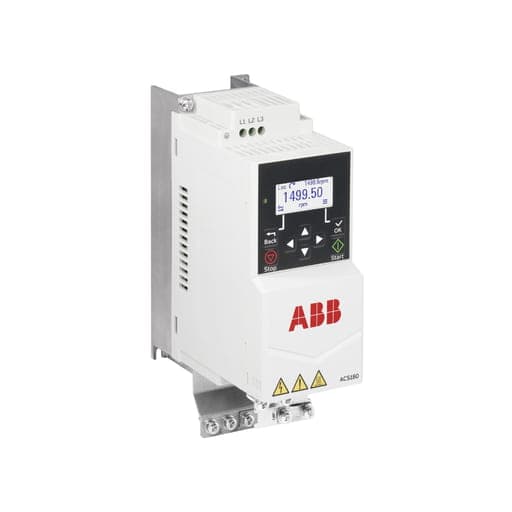 Variador de velocidad ABB ACS180-04S-01A8-4 · 0.55kW / 0.75HP, 1.8A, 380-480V, trifásico