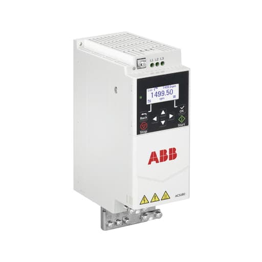 Variador de velocidad ABB ACS180-04S-07A8-2 · 1.5kW / 2HP, 7.8A, 200-240V, trifásico