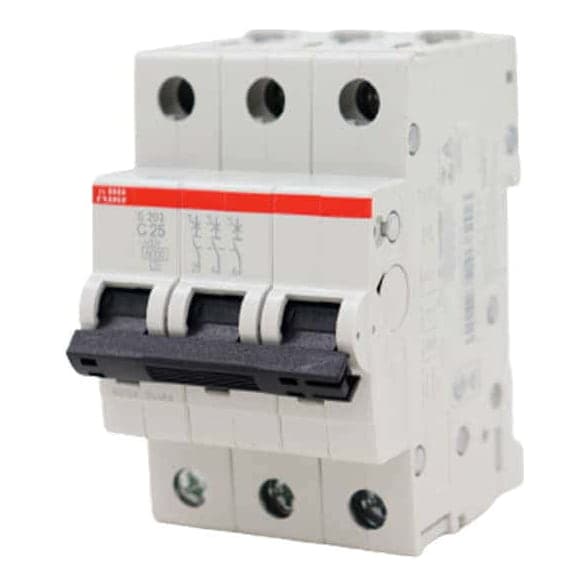 Interruptor termomagnético ABB 2CDS213001R0254 · 3x25A 10/6kA 230/400V tipo C DIN