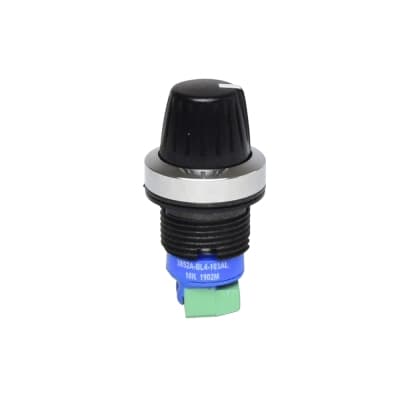 Cabeza para potenciómetro ABB 1SFA611410R3106 · 10kOhm plástico cromado