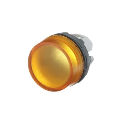 Cabeza para pulsador luminoso NO rasante ABB 1SFA611400R1003 · amarillo 22mm