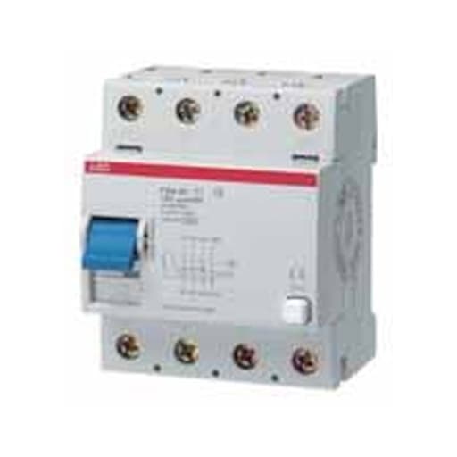 Imagen referencial de la serie: Interruptor diferencial riel DIN F ABB F202 A-25/0.3 · 2x25A. sensibilidad 300mA. tipo A (F202-A-25/0.3)