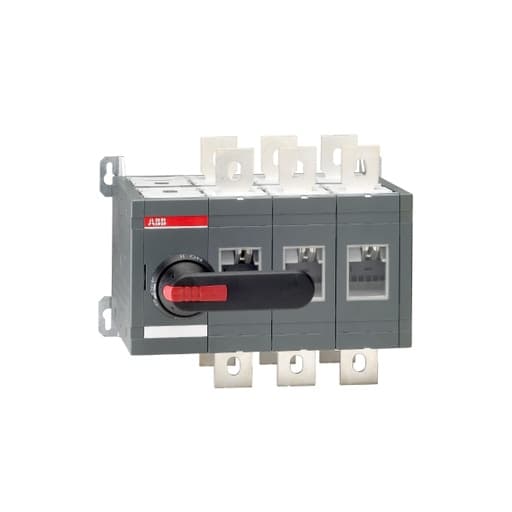 Conmutador manual bajo carga ABB OT630E03CP · 1-0-2 3P 630A / 355kW