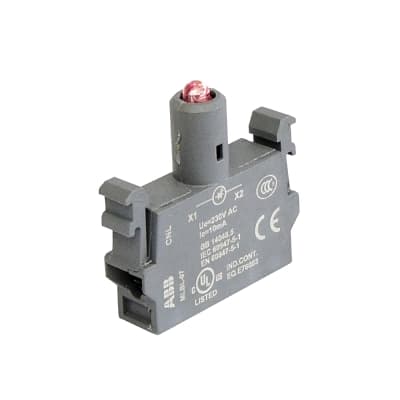 Bloque lámpara LED ABB 1SFA611621R1072 · verde 230VAC para piloto/pulsador luminoso
