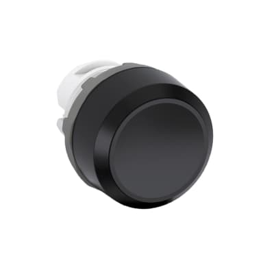 Cabeza para pulsador NO luminoso rasante ABB 1SFA611100R1006 · negro 22mm plástico negro