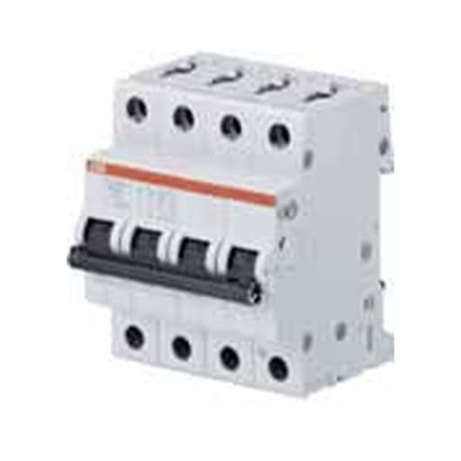 Imagen referencial de la serie: Interruptor termomagnético ABB S203-K1 · 3P-K-1A