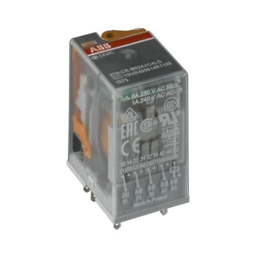 Relé enchufable ABB CR-M230AC4 · 14 pines 220VAC 3Nanc