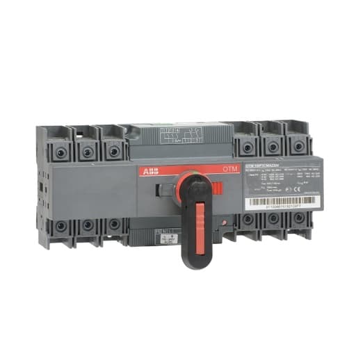 Conmutador motorizado bajo carga ABB OTM100F3CMA230V · 1-0-2 3P 100A control 230VAC