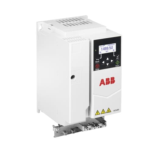 Variador de velocidad ABB ACS180-04S-12A6-4 · 5.5kW / 7.5HP, 12.6A, 380-480V, trifásico