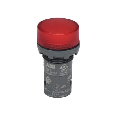 Imagen referencial de la serie: Piloto ABB 1SFA619403R5131 · rojo LED 110/130VAC 22mm IP66 integrado