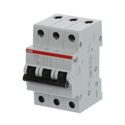 Interruptor termomagnético ABB SH203-C32 · 3P 32A 230VAC 10kA curva C