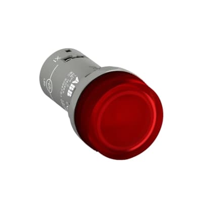 Piloto ABB 1SFA619403R5021 · rojo LED 24VAC/DC 22mm IP66 integrado