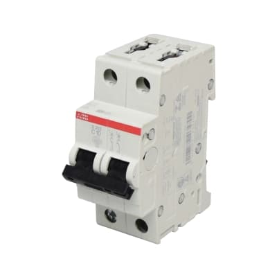 Interruptor termomagnético ABB 2CDS252001R0104 · 2x10A 20/10kA 230/400V tipo C DIN
