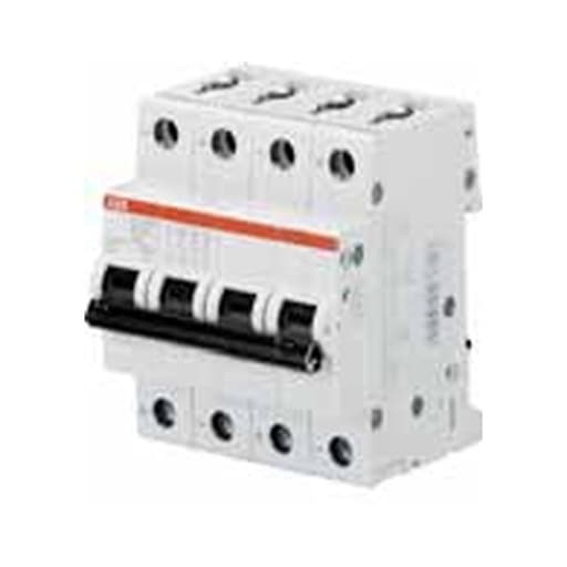 Imagen referencial de la serie: Interruptor termomagnético ABB S202M-K4UC · 2P-K-4A
