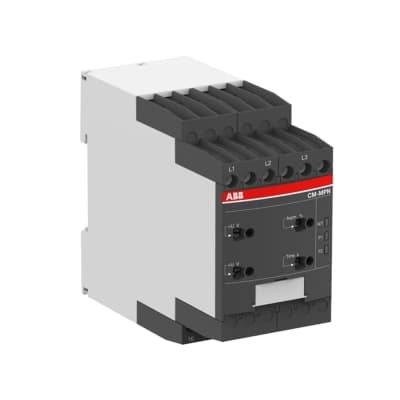 Relé de mínima y máxima ABB 1SVR750487R8300 · tensión: falta de fase; desbalance de fases trifásico 350-580V