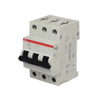 Interruptor termomagnético ABB 2CDS253001R0404 · 3x40A 20/6kA 230/400V tipo C DIN