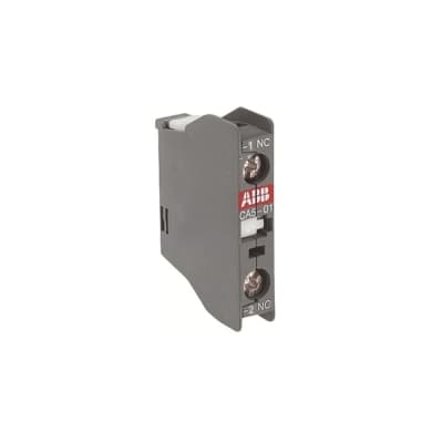 Bloque de contacto auxiliar frontal ABB 1SBN010010R1001 · 1NC para contactor UA16-UA110