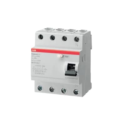 Interruptor diferencial ABB 2CSF204066R1630 · 4x63A 30mA 230/400VAC 4 módulos