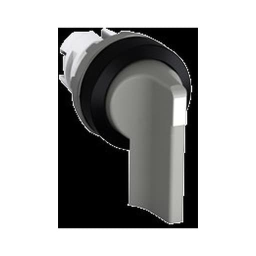 Selector ABB M3SS1-10B · 3 posicicones manija corta bisel negro