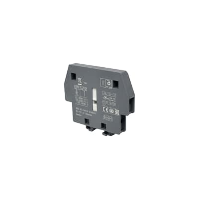 Bloque de contacto auxiliar lateral ABB 1SFN010820R1011 · 1NA+1NC para contactores AF116-AF370