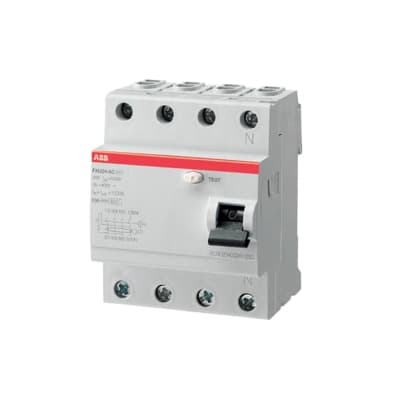 Interruptor diferencial ABB 2CSF204066R1400 · 4x40A 30mA 230/400VAC 4 módulos