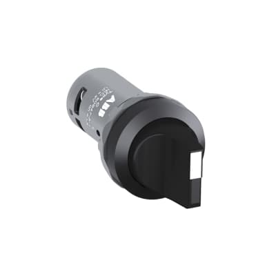 Selector manija corta NO luminoso ABB 1SFA619201R1076 · 2 posiciones fijas 1NA+1NC integrado