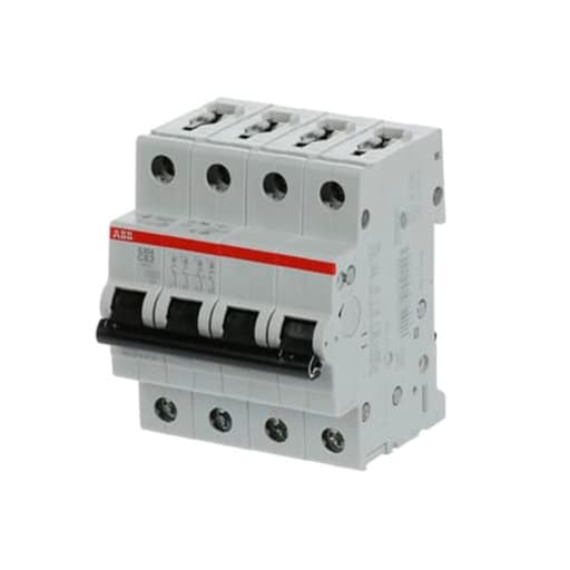 Interruptor termomagnético ABB S204-C63 · 4P 63A230VAC 20kA curva C