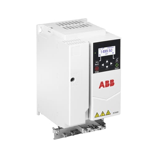 Variador de velocidad ABB ACS180-04S-17A0-4 · 7.5kW / 10HP, 17A, 380-480V, trifásico