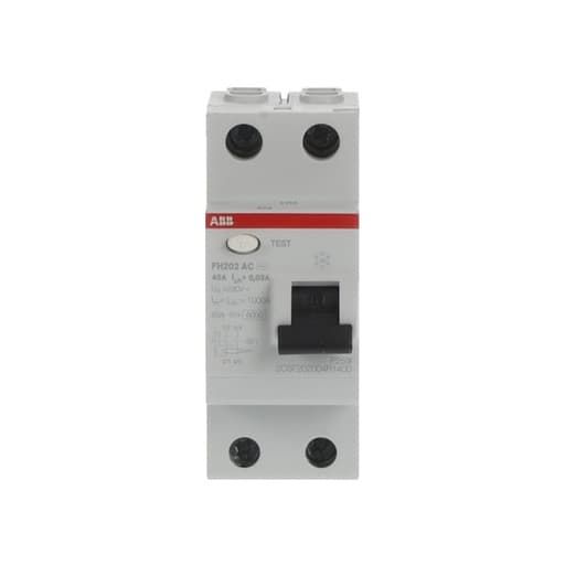 Interruptor diferencial ABB FH202 AC-40/0.03 · 2P 40A 30mA tipo AC (FH202-AC-40/0.03)