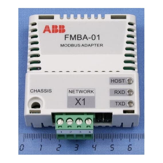 Módulo de comunicación MODBUS para variador ABB FMBA-01 · Acs355