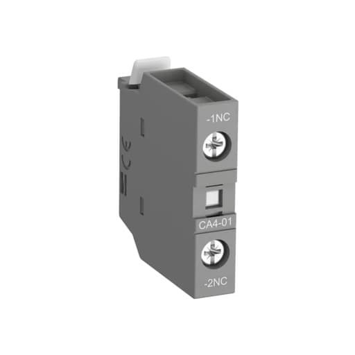 Contacto auxiliar frontal ABB CA4-01 · 1NC para contactor Af09…Af96