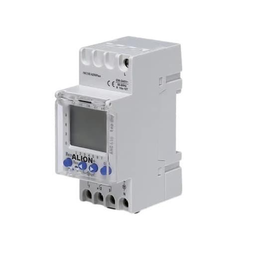 Interruptor horario digital ALION AHC610 · 16A 230VAC 1 canal 1NA 1NC 30 programaciones (ALION-AHC610)