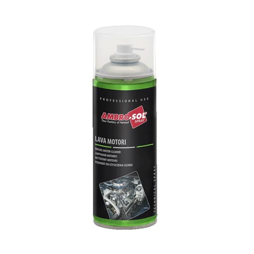Lava motor en spray AMBRO-SOL A473 · (Disolvente de grasas y aceites) 400 ML