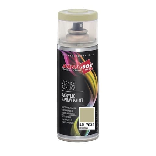 Pintura aerosol RAL AMBRO-SOL V4007032 · 7032 400ML gris grava
