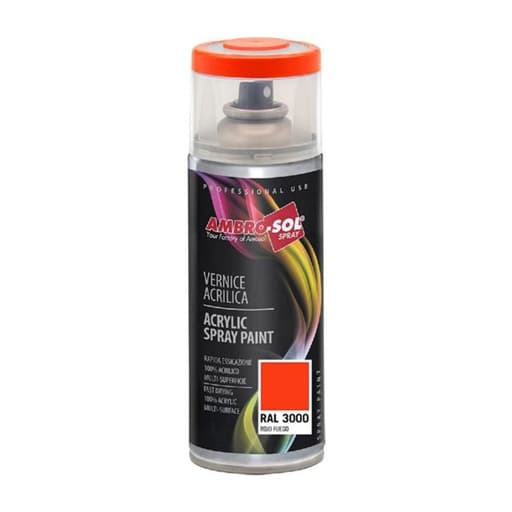 Pintura aerosol RAL AMBRO-SOL V4003000 · 3000 400ML rojo fuego