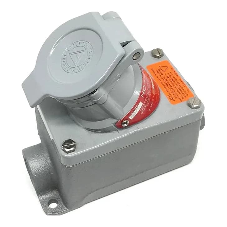 Tomacorriente A prueba de explosion APPLETON EFS17520232 · 20A 2P+T 250V con caja 3/4"