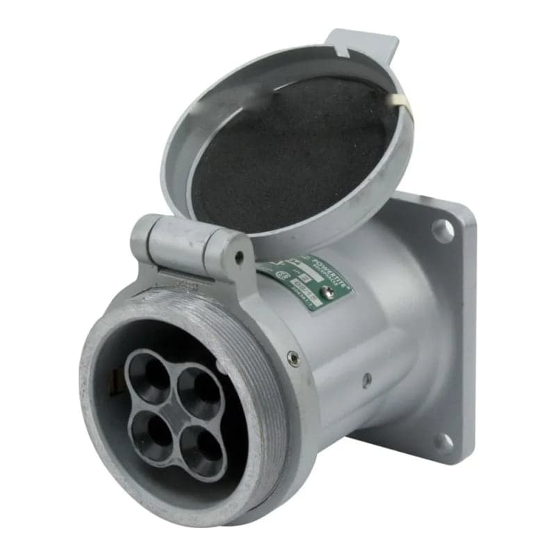 Imagen referencial de la serie: Tomacorriente de aluminio APPLETON ADR3023 · 30A 600VAC 2P+T NEMA 4X