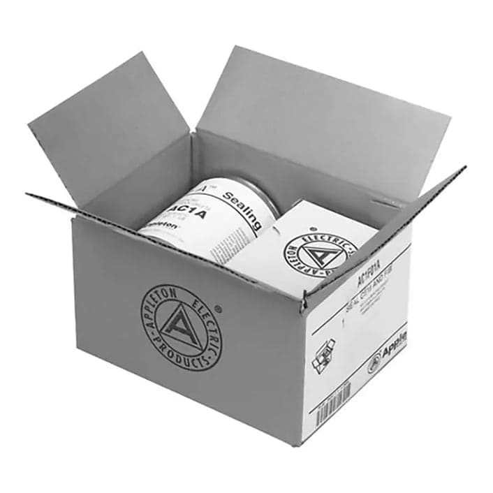 Cemento para sello con fibra APPLETON AC1F01A · 1LBX28GR