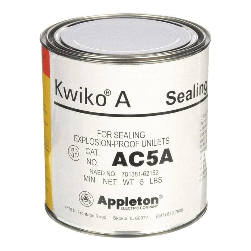 Cemento para sello APPLETON AC5A · 5 LB