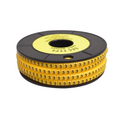 Marcador tubular ARDY · número: 3 para cable 14-12 AWG x1000und (paquete x1000) (ARDY-MARCADOR-TUBULAR-NUMERO-3-14-12AWG)