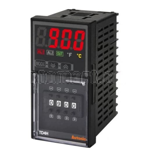 Controlador deTemperatura PID con display economico AUTONICS TD4H-14R · 4dig, 100-240VAC, 48x96